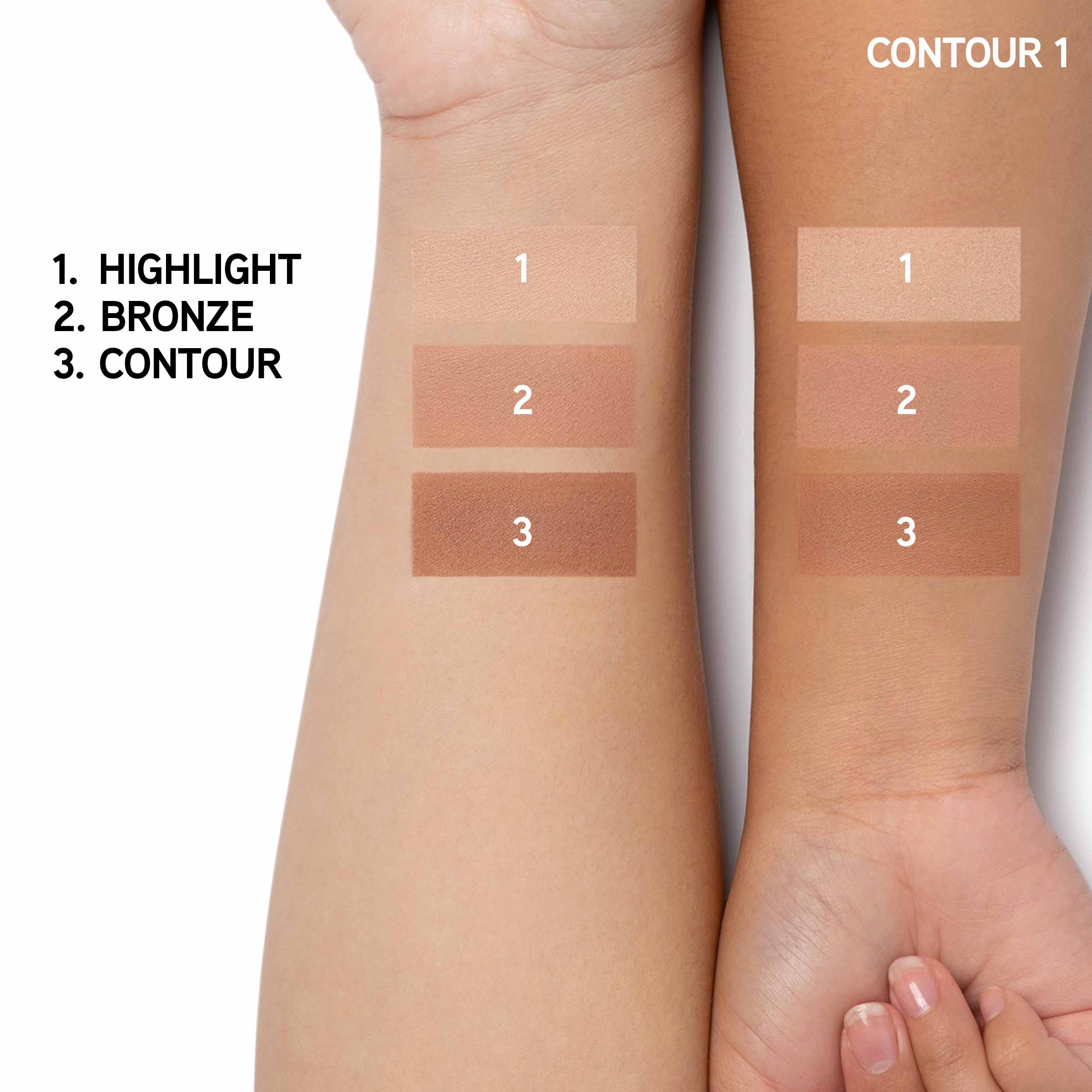 Butter Bronzer Contour Palette | Contour 1 - Image 4