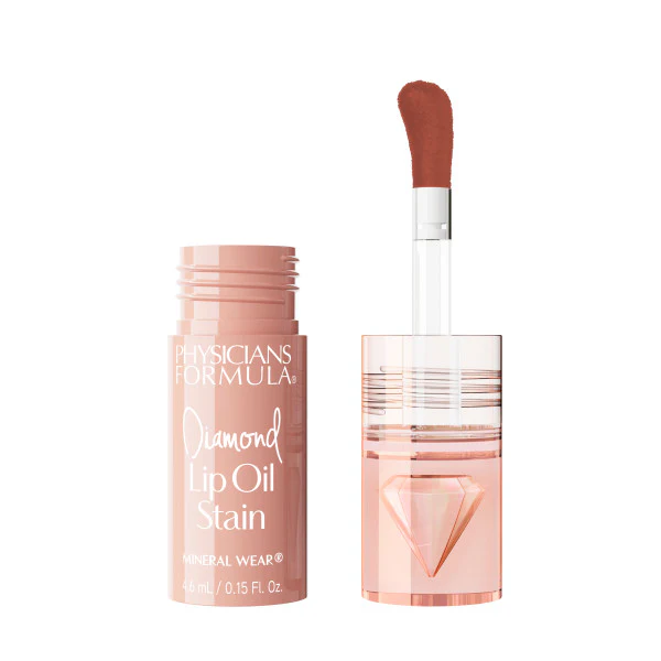 Mineral Wear® Diamond Lip Oil Stain- Natural Nude - Image 4