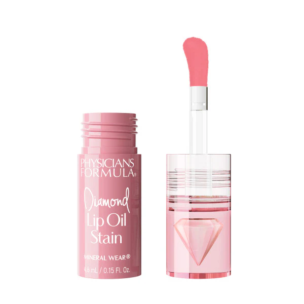 Mineral Wear® Diamond Lip Oil Stain- Precious Pink - Image 3
