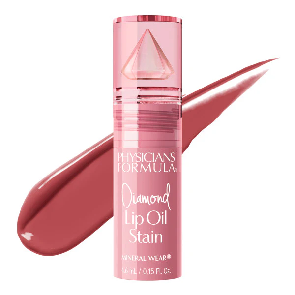 Mineral Wear® Diamond Lip Oil Stain- Radiant Rose - Image 3