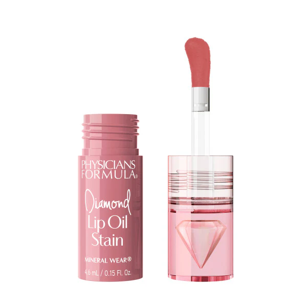 Mineral Wear® Diamond Lip Oil Stain- Radiant Rose - Image 4